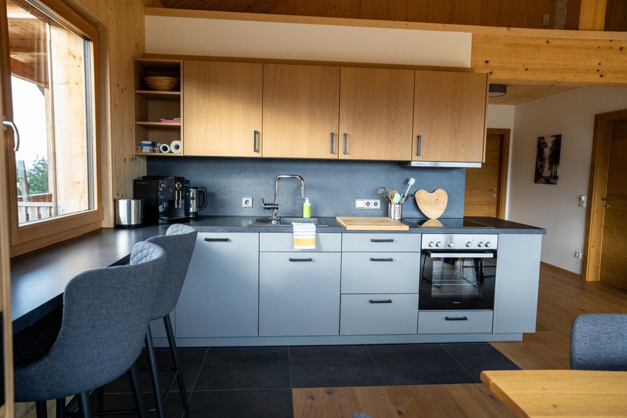 Apartamento Holzhaus "Zum Schwarz'N" Aurach am Hongar Exterior foto