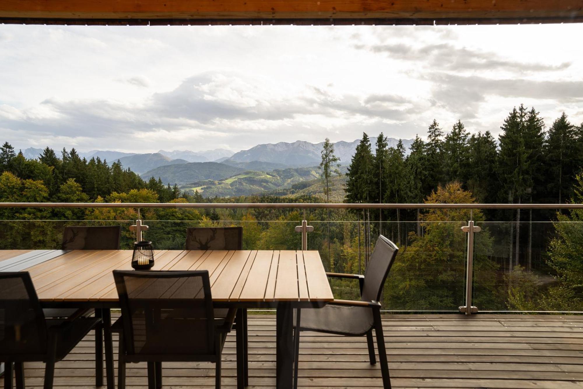 Apartamento Holzhaus "Zum Schwarz'N" Aurach am Hongar Exterior foto