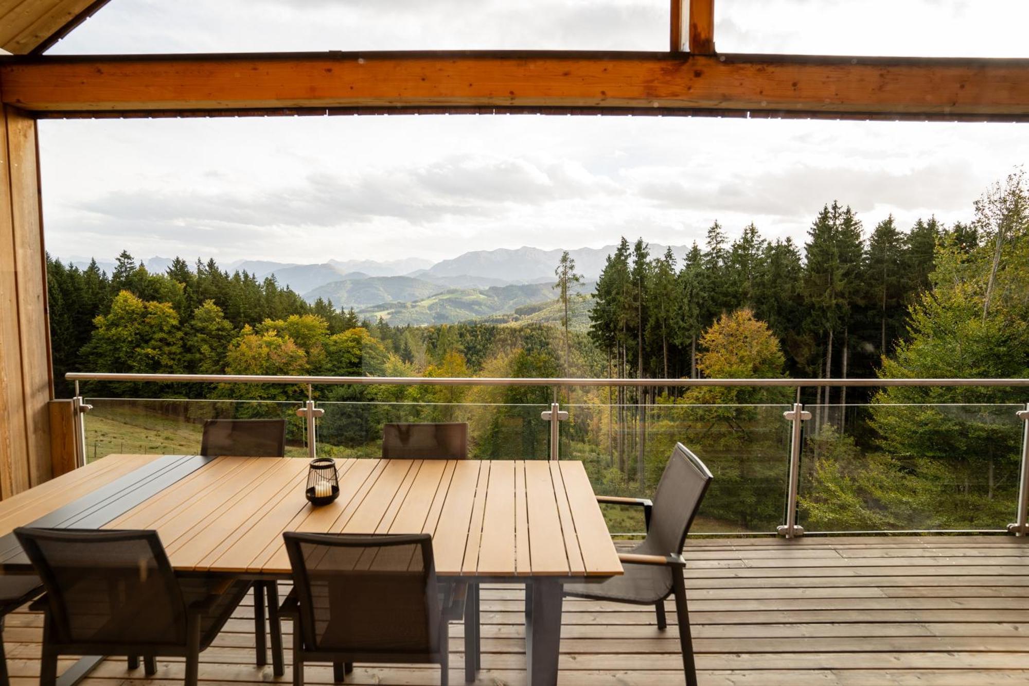 Apartamento Holzhaus "Zum Schwarz'N" Aurach am Hongar Exterior foto