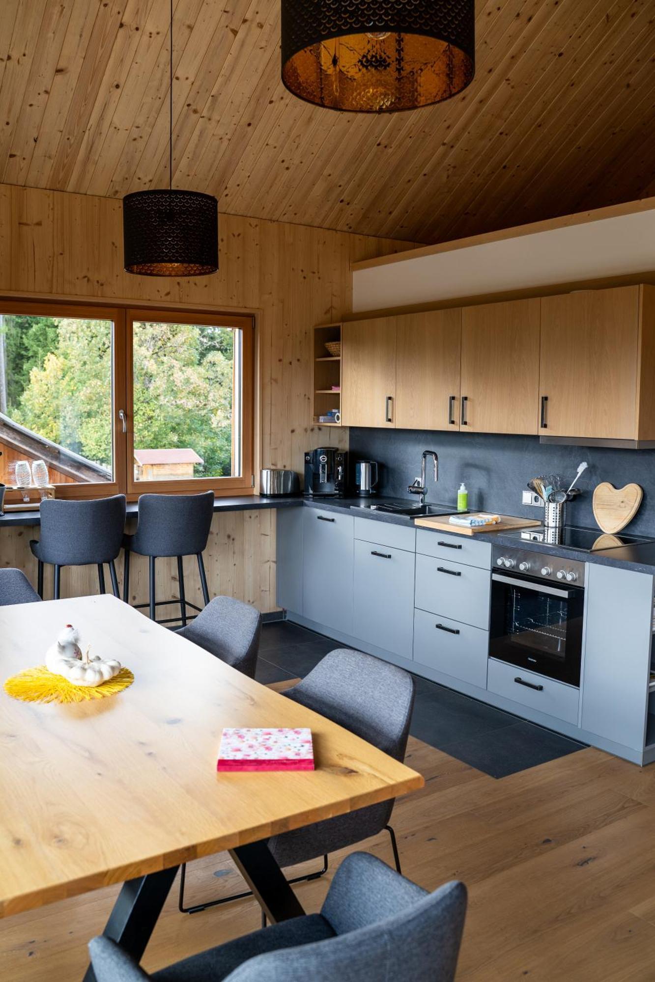 Apartamento Holzhaus "Zum Schwarz'N" Aurach am Hongar Exterior foto