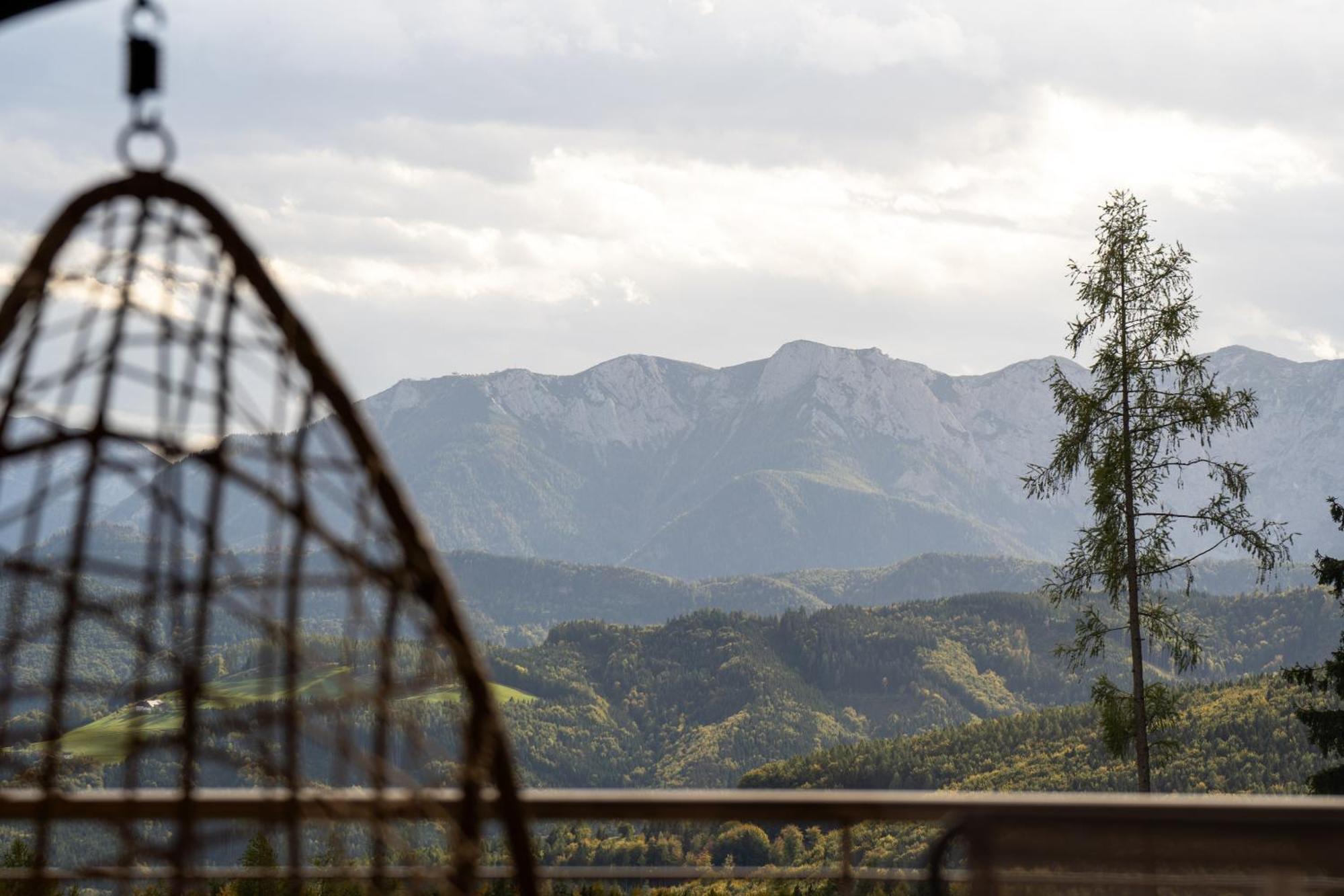 Apartamento Holzhaus "Zum Schwarz'N" Aurach am Hongar Exterior foto