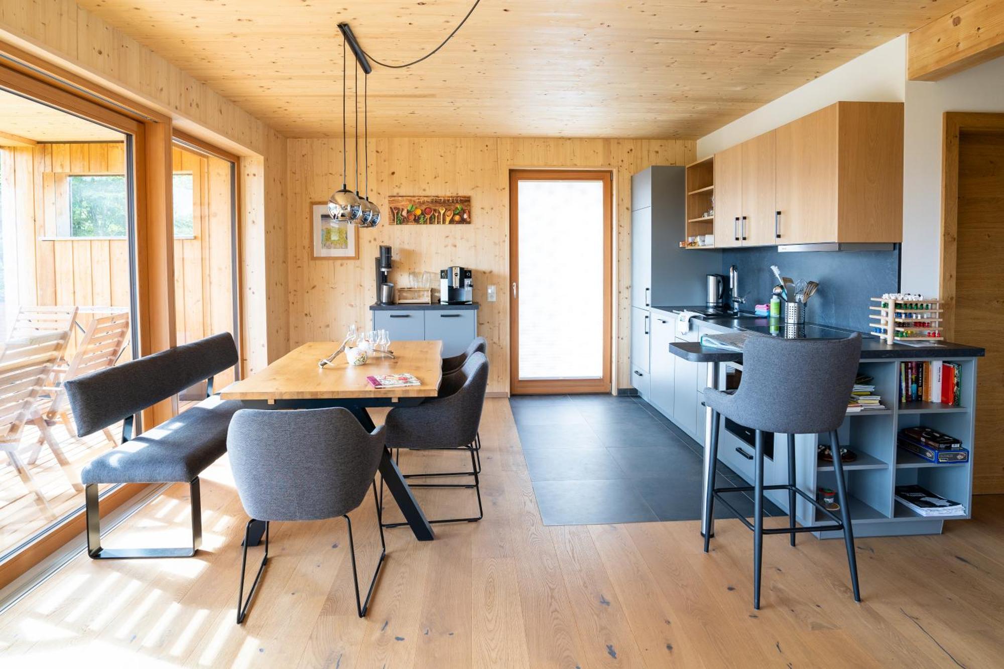 Apartamento Holzhaus "Zum Schwarz'N" Aurach am Hongar Exterior foto