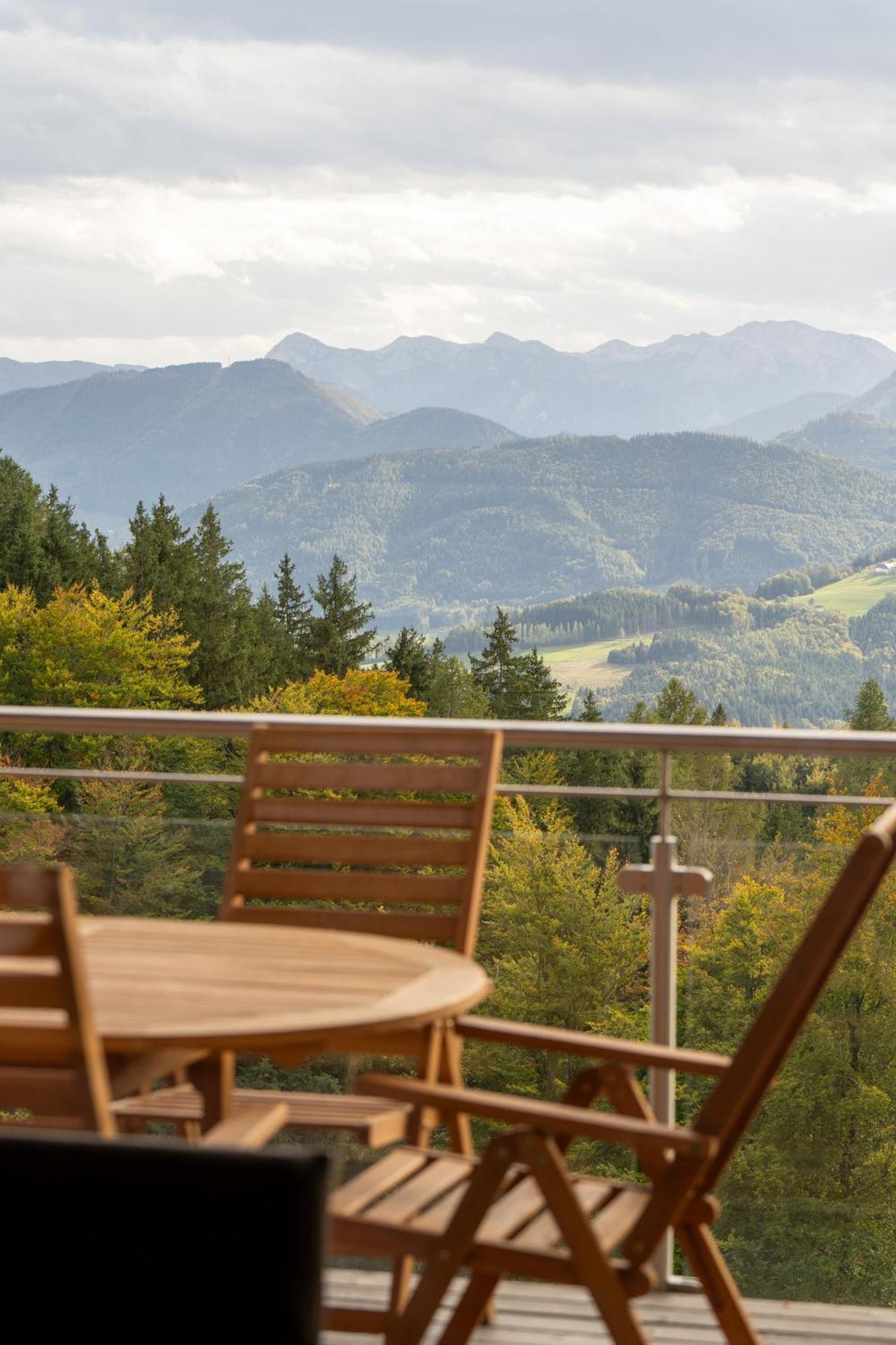 Apartamento Holzhaus "Zum Schwarz'N" Aurach am Hongar Exterior foto
