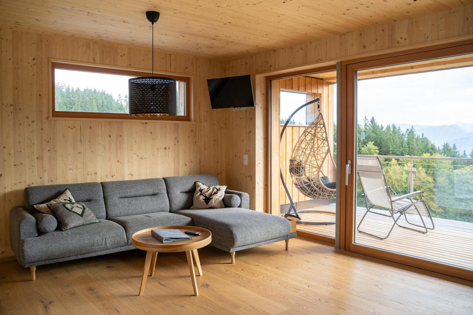 Apartamento Holzhaus "Zum Schwarz'N" Aurach am Hongar Exterior foto